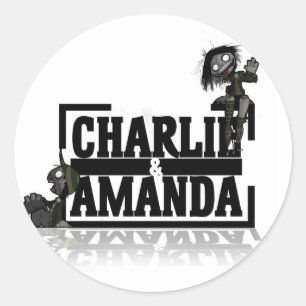 Sticker du logo Charlie & Amanda Lrg
