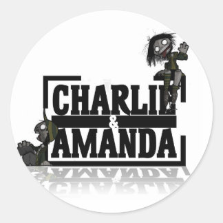 Sticker du logo Charlie & Amanda Lrg