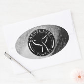 Sticker du logo de badge noir et blanc (Enveloppe)