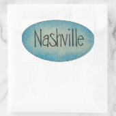 Sticker du logo de Nashville Music City (Sac)