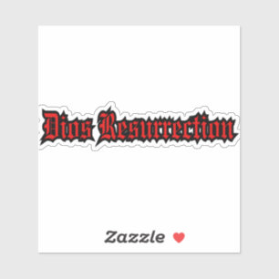 Sticker du logo de résurrection Dios