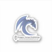 Sticker du logo du Dragon Bleu (Devant)