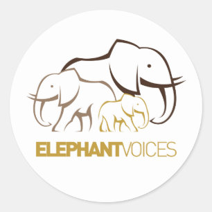 Sticker du logo ElephantVoices
