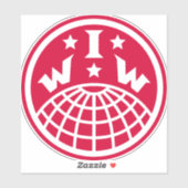 Sticker du logo IWW (Feuille)