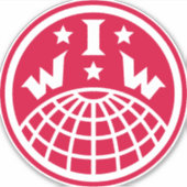 Sticker du logo IWW (Devant)