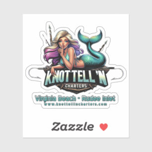Sticker du logo Knot Tell'n Charters