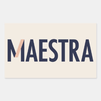 Sticker du logo Maestra