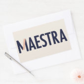 Sticker du logo Maestra (Enveloppe)
