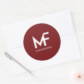 Sticker du logo MuslimFoodies (Enveloppe)