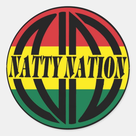Sticker du logo NATTY (Devant)