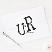 Sticker du logo U&R (Enveloppe)