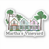 Sticker du Massachusetts Martha's Vineyard (Devant)