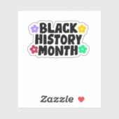 Sticker du mois de l'histoire noire (Feuille)