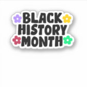 Sticker du mois de l'histoire noire (Devant)