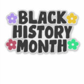 Sticker du mois de l'histoire noire (Devant)