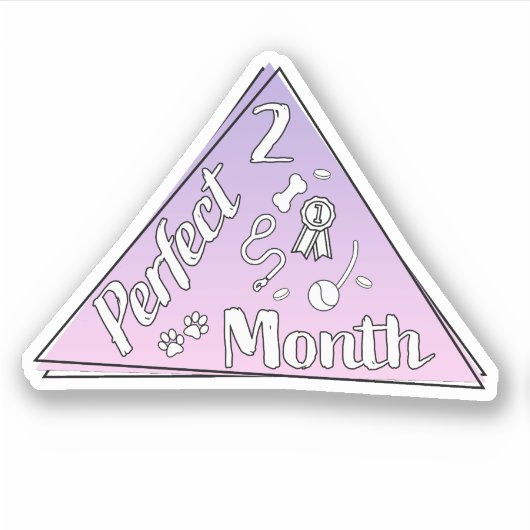 Sticker du mois parfait - Février (Devant)