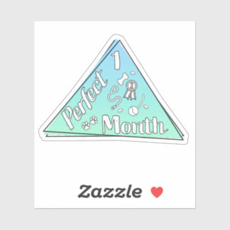 Sticker du mois parfait - Janvier
