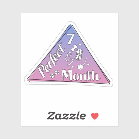 Sticker du mois parfait - Juillet (Feuille)