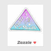 Sticker du mois parfait - Mai (Feuille)