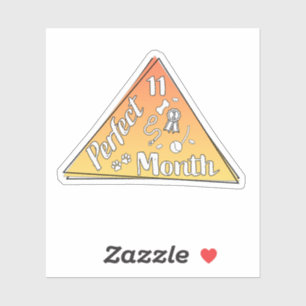 Sticker du mois parfait - Novembre