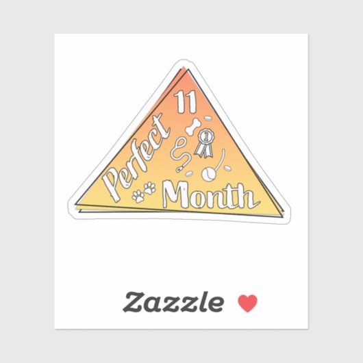 Sticker du mois parfait - Novembre (Feuille)