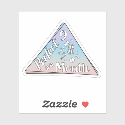 Sticker du mois parfait - Septembre (Feuille)