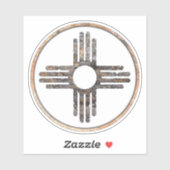 Sticker du Nouveau-Mexique des États-Unis d'Amériq (Feuille)