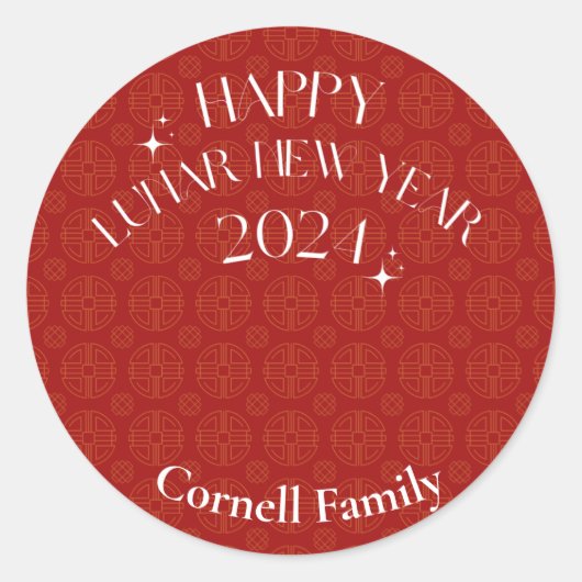 Sticker du Nouvel An lunaire (Devant)