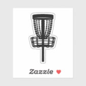 Sticker du panier de golf de disque (Feuille)