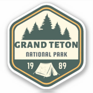 Sticker du parc national du Grand Teton