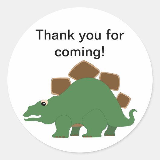 Sticker du parti Dinosaur (Devant)