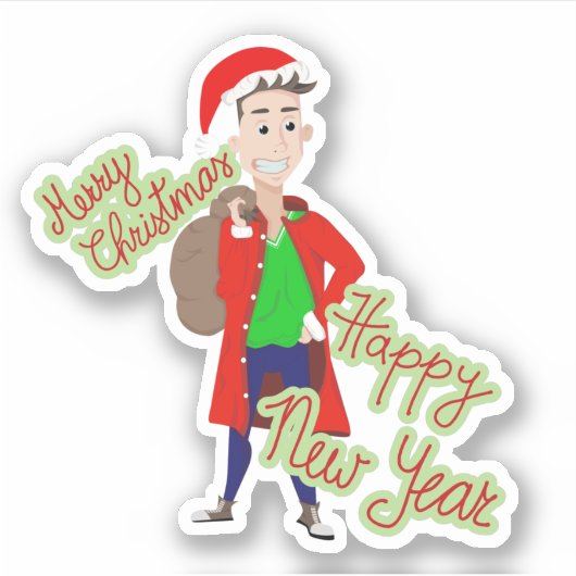 Sticker du Père Noël (Devant)