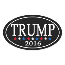 Sticker du président Donald Trump 2016
