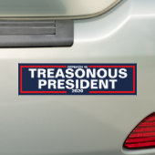 Sticker du président traître (En voiture)