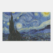Sticker du rectangle de nuit étoilé (Devant)