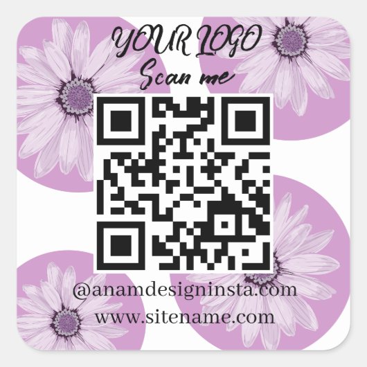 Sticker du scanner de code QR (Devant)