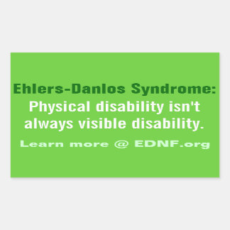 Sticker du syndrome d'Ehlers-Danlos (SDE) - EDNF.o