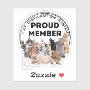 Sticker du système de distribution de chats