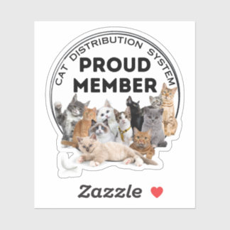 Sticker du système de distribution de chats