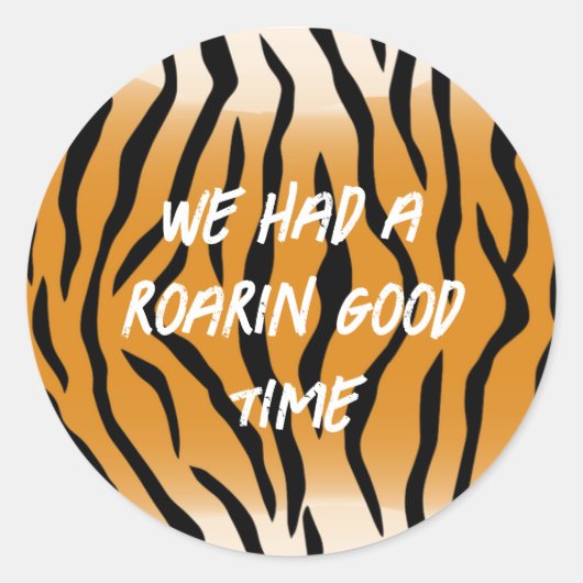 Sticker du Tiger Party (Devant)