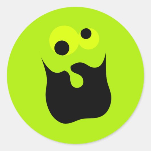 Sticker du visage fou (Devant)