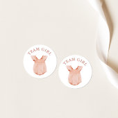 Sticker du vote du parti de la révélation de genre