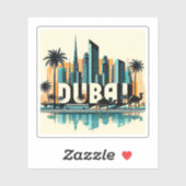 Sticker Dubaï (Feuille)