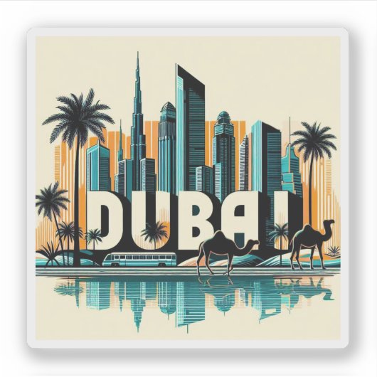 Sticker Dubaï (Devant)