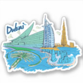 Sticker Dubaï (Devant)