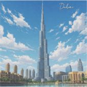 Sticker Dubai Burj Al Arab UAE Travel (Devant)