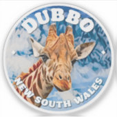 Sticker Dubbo, Nouvelle-Galles du Sud (Devant)