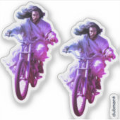 Sticker Dubman Does Design: Jesus on Wheels, Heaven sent (Devant)