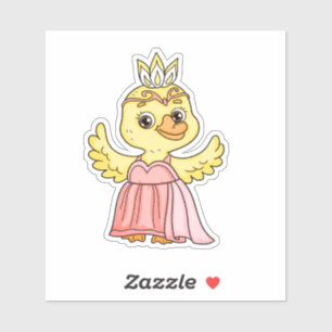 Sticker Duck Princess