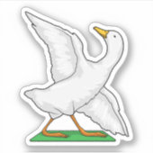 Sticker Duck Yoga Méditation Fitness (Devant)